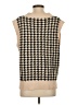 Assorted Brands 100% Polyester Houndstooth Tan Sweater Vest Size S - photo 2
