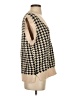 Assorted Brands 100% Polyester Houndstooth Tan Sweater Vest Size S - photo 4