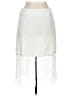 Alya 100% Polyester White Casual Skirt Size L - photo 1