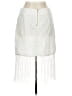 Alya 100% Polyester White Casual Skirt Size L - photo 2