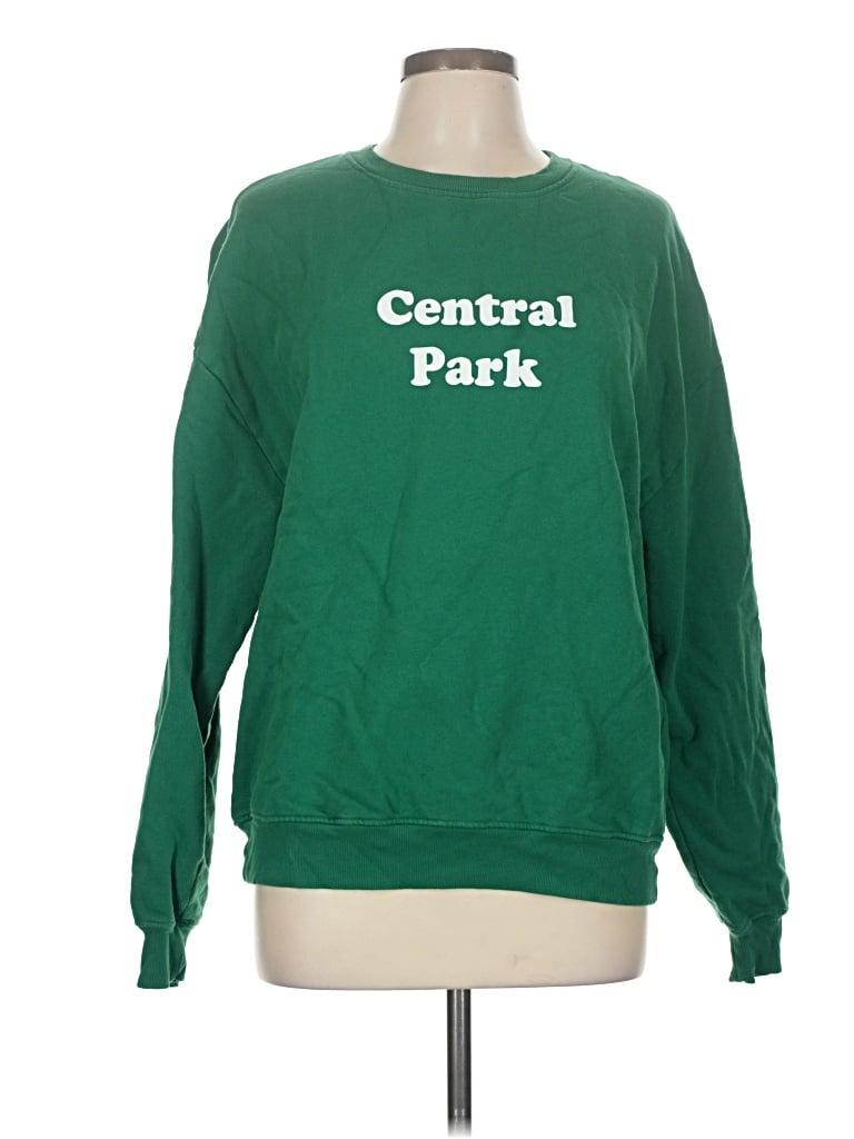 Pre-owned Kule Sweatshirt In Green