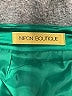 NIPON BOUTIQUE Solid Green Formal Skirt Size 12 - photo 4