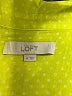 Ann Taylor LOFT Polka Dots Yellow Long Sleeve Blouse Size M - photo 7
