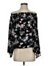 Active USA 100% Polyester Black 3/4 Sleeve Blouse Size S - photo 1