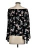 Active USA 100% Polyester Black 3/4 Sleeve Blouse Size S - photo 2