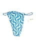 AEXAE Chevron-herringbone Blue Swimsuit Bottoms Size M - photo 1