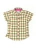 Columbia Plaid Pink Short Sleeve Button-Down Shirt Size 7 - 8 - photo 1