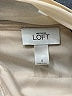 Ann Taylor LOFT 100% Polyester White Tan Cocktail Dress Size 0 - photo 4