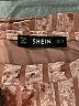 Shein Metallic Burgundy Short Sleeve Blouse Size M - photo 7