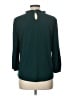 Adrianna Papell Teal 3/4 Sleeve Top Size L - photo 2