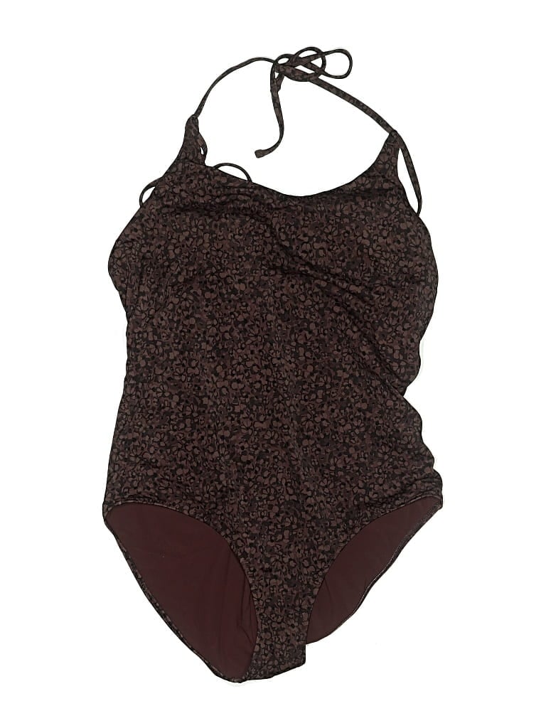 Pre-owned Athleta Bodysuit In Brown