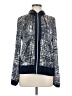 Chico's Print Blue Track Jacket Size Med (1) - photo 1