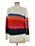 SO 100% Acrylic Color Block White Pullover Sweater Size M - photo 2