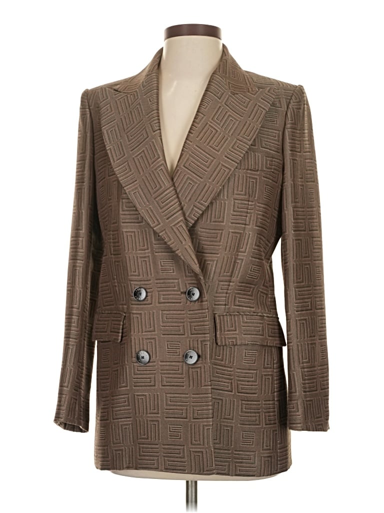 Pre-owned Sandro Blazer Jacket In Brown