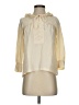 J.Crew 100% Silk Ivory 3/4 Sleeve Silk Top Size 0 - photo 1