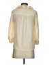 J.Crew 100% Silk Ivory 3/4 Sleeve Silk Top Size 0 - photo 2