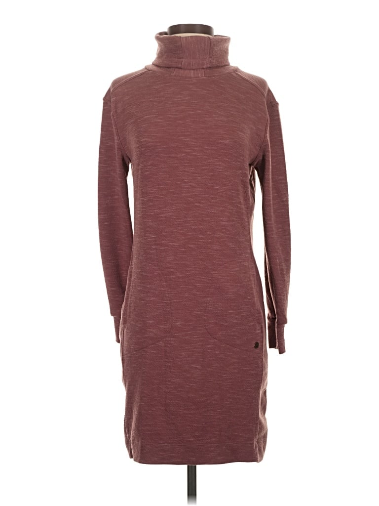 Pre-owned Prana Casual Dress In Burgundy