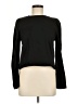 Chance Black Long Sleeve Top Size M - photo 1