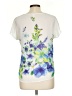 Kaileigh Ivory Short Sleeve Blouse Size L - photo 2