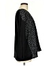 Kensie Polka Dots Black Long Sleeve Blouse Size L - photo 4