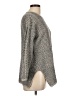 Eight Eight Eight Chevron-herringbone Gray Pullover Sweater Size L - photo 4