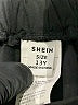 Shein 100% Polyester Solid Black Track Pants Size 13 - photo 3