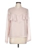 Express Outlet 100% Polyester Pink Long Sleeve Blouse Size L - photo 1