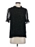 J.Crew Black Short Sleeve Blouse Size XS - photo 1