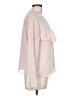 Express Outlet 100% Polyester Pink Long Sleeve Blouse Size L - photo 4