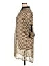 Tacera 100% Polyester Chevron-herringbone Tan Casual Dress Size XL - photo 5