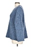 BB Dakota Tweed Blue Pullover Sweater Size L - photo 5