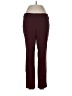 Van Heusen Solid Burgundy Active Pants Size 10 - photo 1