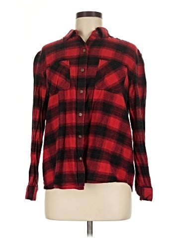 a.n.a. A New Approach Long Sleeve Button-Down Shirt (view 1)