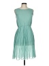 Assorted Brands Solid Teal Cocktail Dress Size L - photo 1