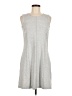 Kenar Solid Gray Casual Dress Size 6 - photo 1