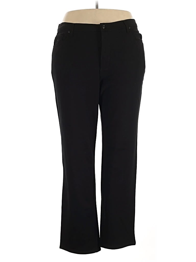 Pre-owned Gloria Vanderbilt Dress Pants In Black