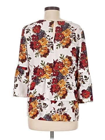 Time and Tru 3/4 Sleeve Blouse (view 2)