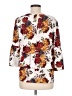 Time and Tru 100% Polyester White 3/4 Sleeve Blouse Size M - photo 2
