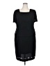 Donna Morgan 100% Polyester Black Casual Dress Size 20 (petite) - photo 1