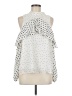 Devlin 100% Polyester Polka Dots Ivory Sleeveless Blouse Size M - photo 1