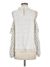 Devlin 100% Polyester Polka Dots Ivory Sleeveless Blouse Size M - photo 2