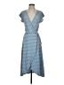 Caution to the Wind Chevron-herringbone Blue Casual Dress Size XXS (estimated) - photo 1