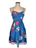 American Eagle Outfitters 100% Polyester Tropical Blue Cocktail Dress Size XS - photo 1