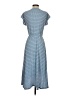 Caution to the Wind Chevron-herringbone Blue Casual Dress Size XXS (estimated) - photo 2