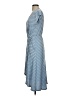 Caution to the Wind Chevron-herringbone Blue Casual Dress Size XXS (estimated) - photo 5