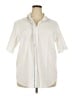 Stephanie K White Short Sleeve Button-Down Shirt Size 20 - photo 1