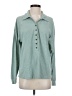 BTFBM Teal Long Sleeve Blouse Size S - photo 1