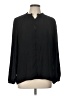 Ann Taylor 100% Polyester Black Long Sleeve Blouse Size L - photo 1