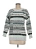 Ann Taylor LOFT Print Gray Pullover Sweater Size M (petite) - photo 1