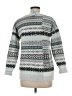 Ann Taylor LOFT Print Gray Pullover Sweater Size M (petite) - photo 2